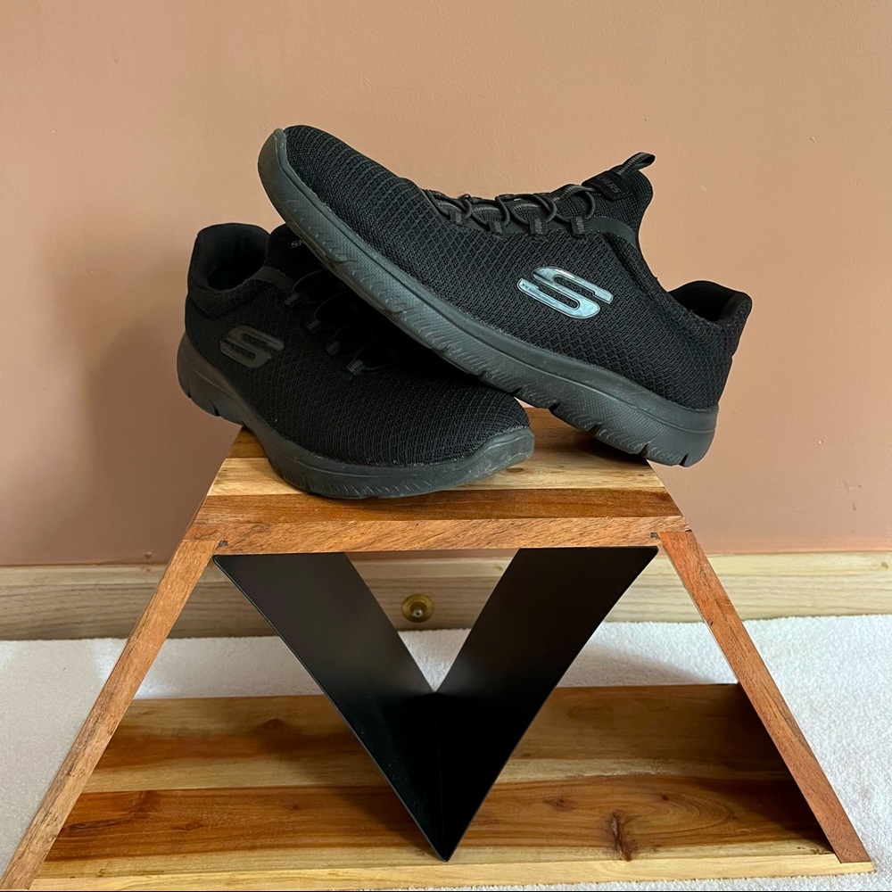 Women’s Sketchers Wide Fit Memory Foam Slip on Tennis Shoe